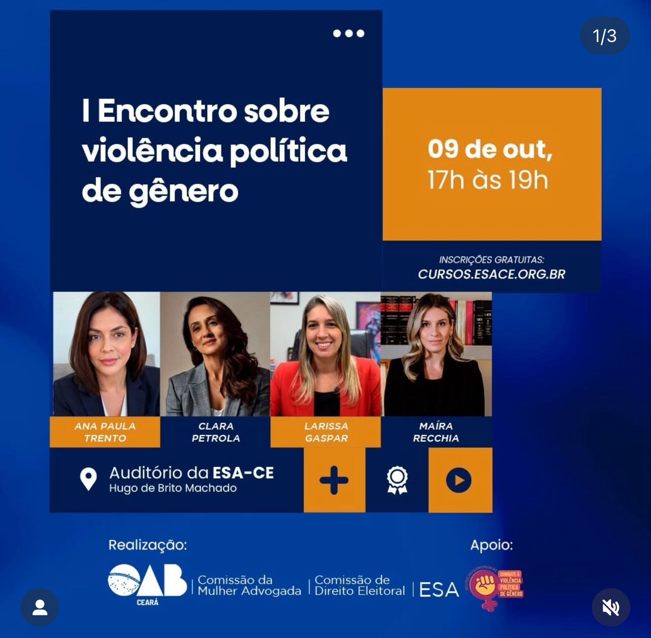 I ENCONTRO SOBRE VIOLÊNCIA DE GÊNERO