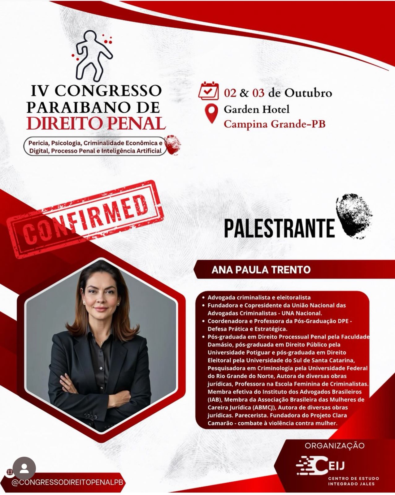 IV CONGRESSO PARAIBANO DE DIREITO PENAL